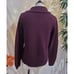 Lauren Ralph Lauren Jeans Co Knit Mock Collared Sweater Womens Size L Burgundy