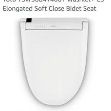 Toto Washlet+C5 Elongated Soft Close Bidet Seat