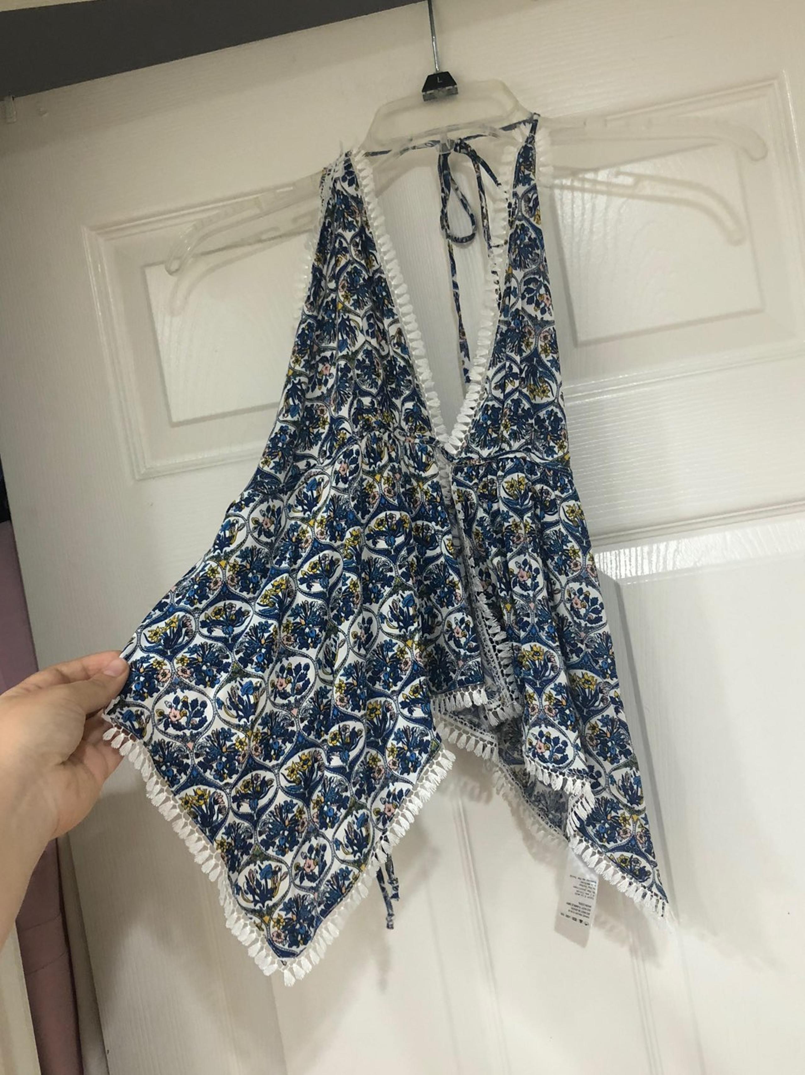 NEW lucca couture halter bow blouse