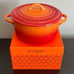 Le Creuset 90th Anniversary Flame 20 oz Casserole Cocotte -NWT