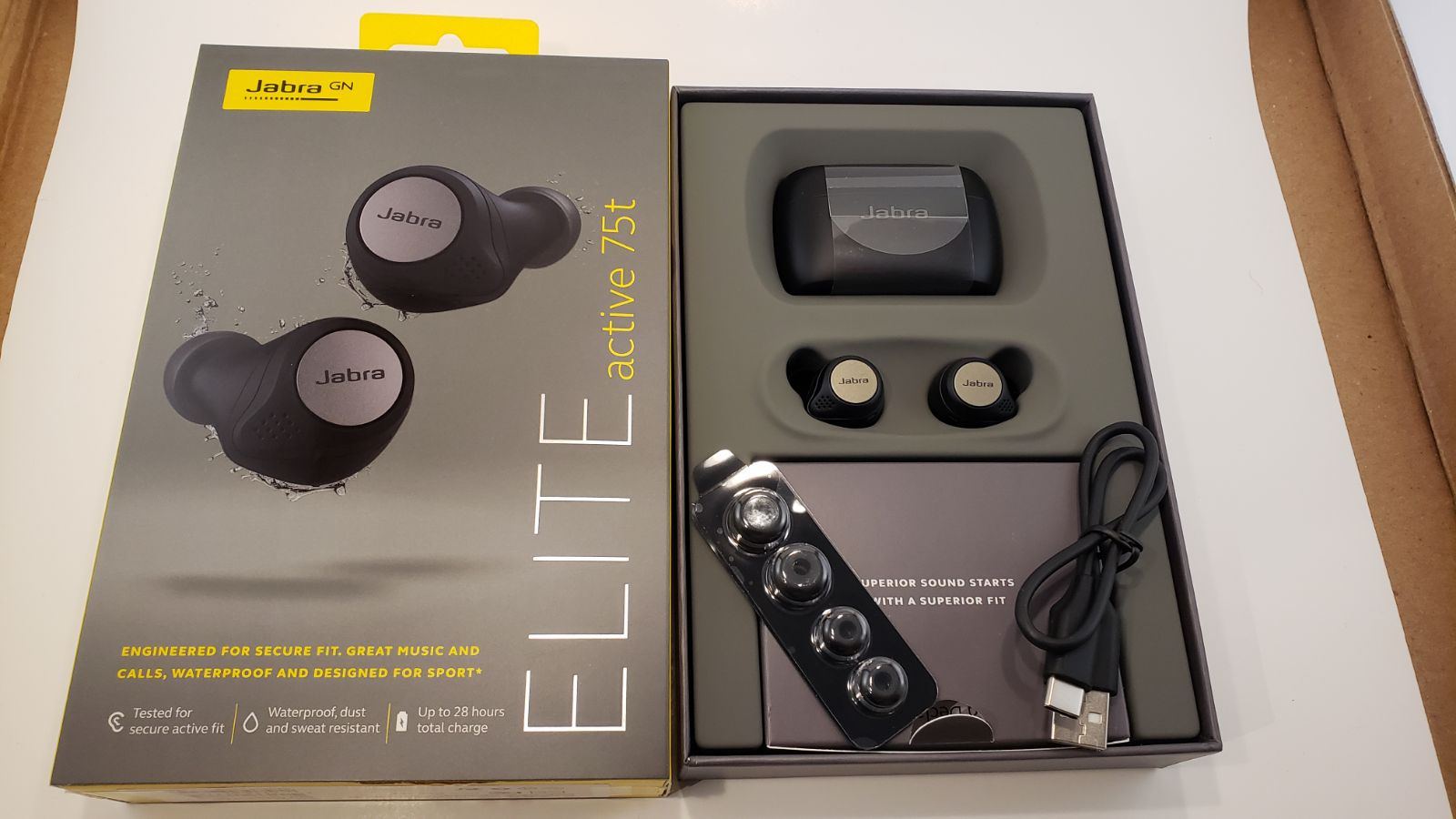 Jabra Elite Active 75t wireless earbuds
