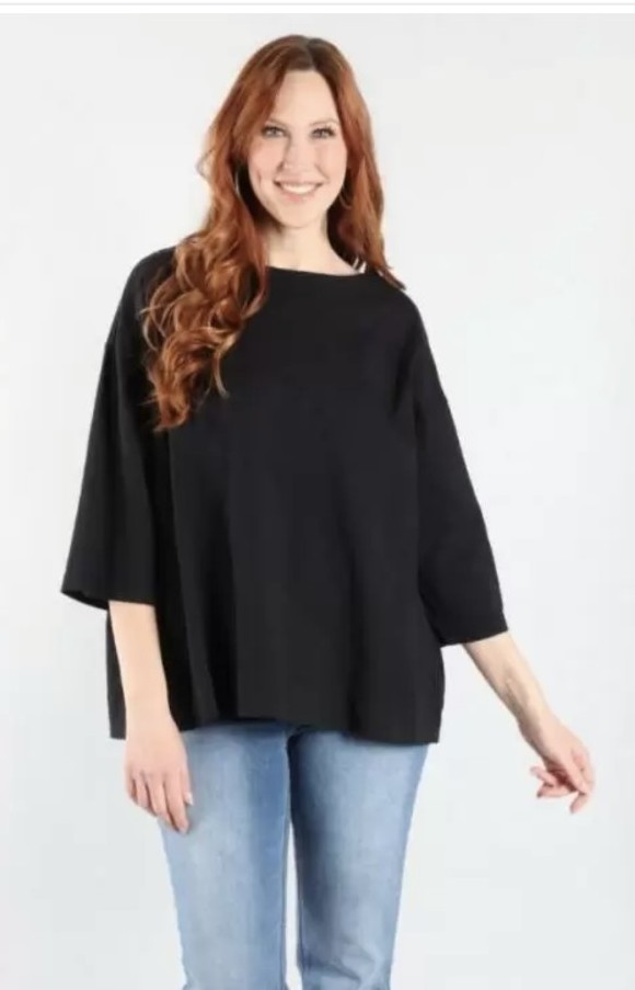 PACIFICOTTON Resort Shirt Black M