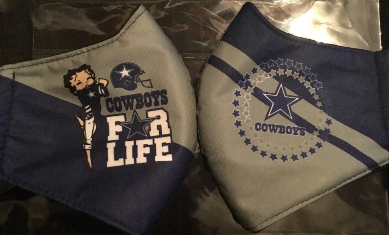 2 Dallas Cowboys LTE Facemask