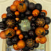 Halloween bulb wreath