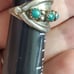 Sterling snake eye vintage ring size 7.5. May fit a little smaller due to the th