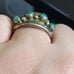 Sterling snake eye vintage ring size 7.5. May fit a little smaller due to the th