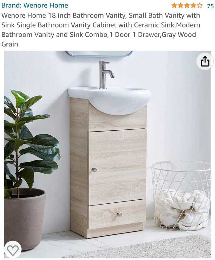 18 inch wall mount NEW this post is vanity only.