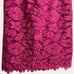 ML Monique Lhuillier Pink Cap Sleeve Lace Knee Length Sheath Dress Size 0