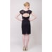 ML Monique Lhuillier Pink Cap Sleeve Lace Knee Length Sheath Dress Size 0