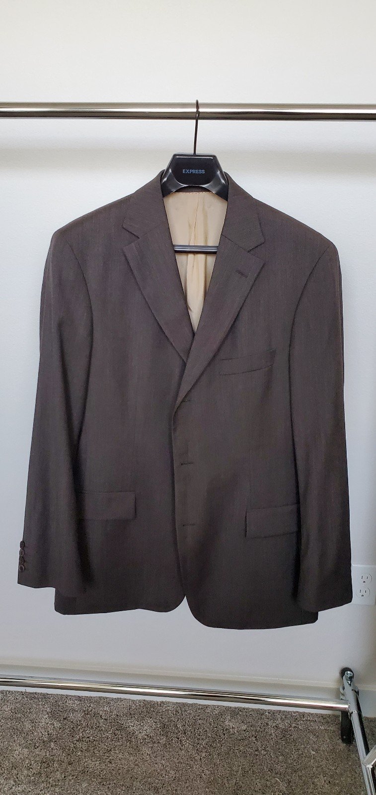 Hugo Boss Charcoal Grey Scorsese Movie Blazer Size 40R