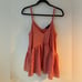 Hatch Collection - Satin Tank Top red and White Floral, Maternity, Size 1