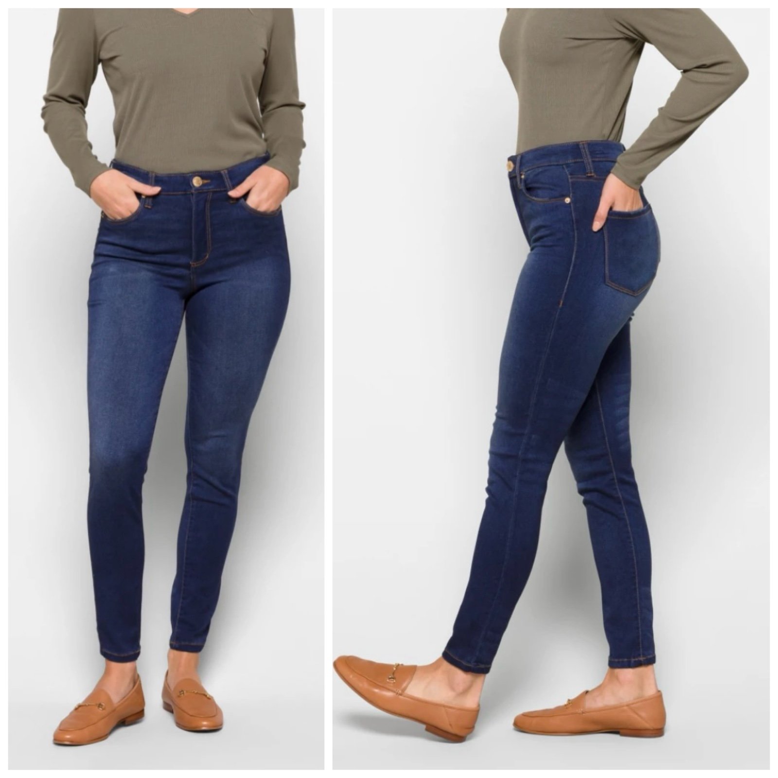 STS BLUE Ellie High Rise Finished Hem Ankle Skinny Jean Size 18 EUC