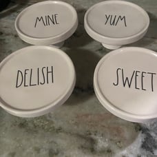 Set of 4 mini cupcake stands