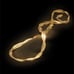 18K Yellow Gold Twisted Herringbone Womens Necklace Ladies 18 K Silver Jewelry