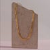 18K Yellow Gold Twisted Herringbone Womens Necklace Ladies 18 K Silver Jewelry