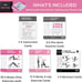 Arena Strength Workout Cards - Instructional Fitness Deck for Booty Band Workout