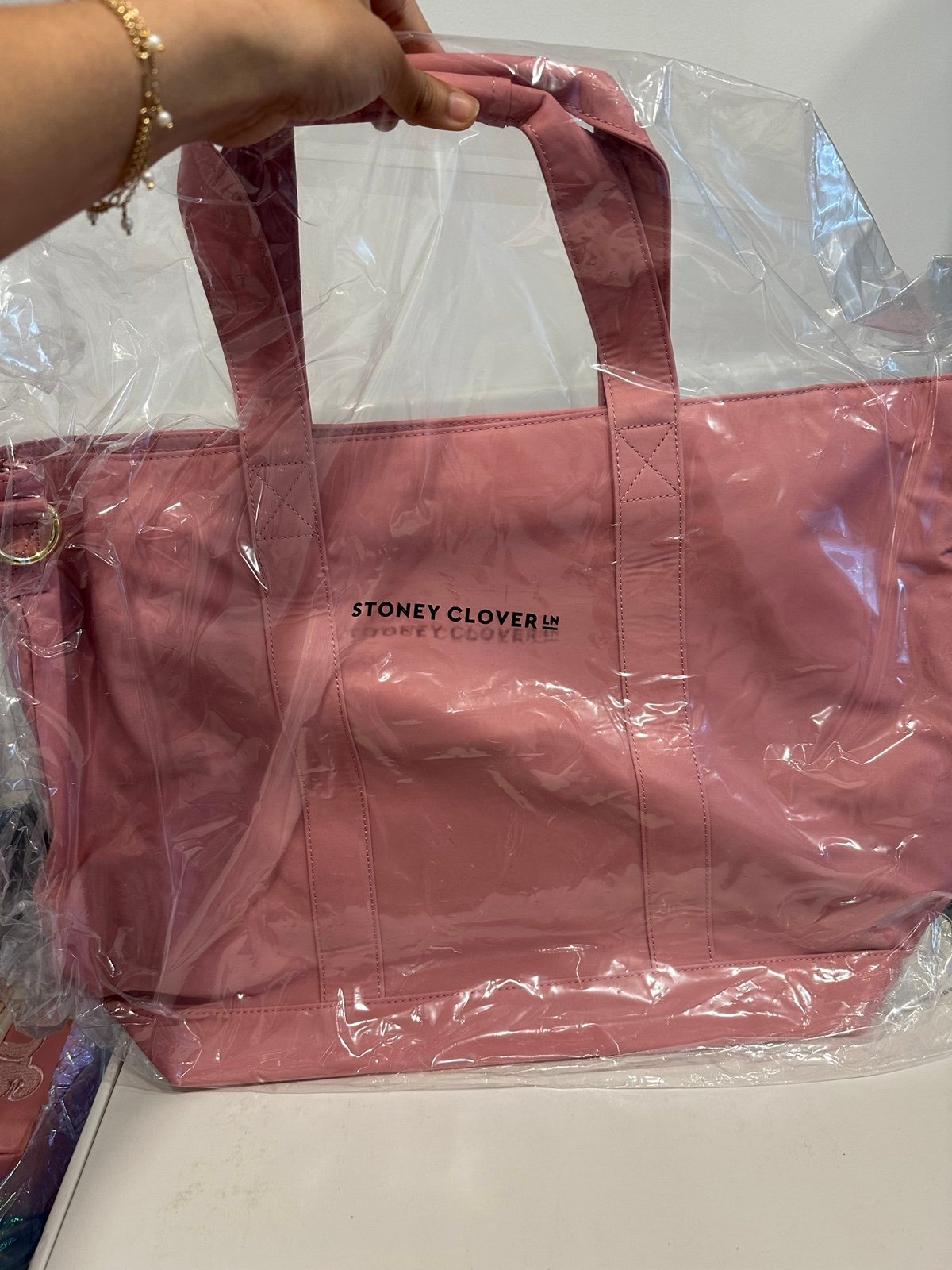 Brand New Stoney Clover Tote Bag in Mauve