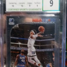 2020 Hoops Ja Morant Rookie Gem Mint 9