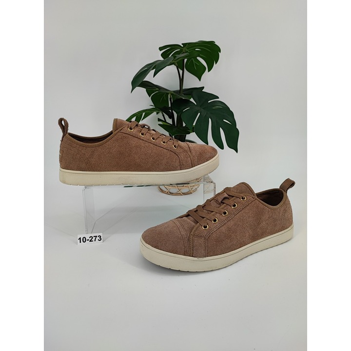 Koolaburra by UGG Women's Brown Low Top Lace Suede Sneaker Size 10 US