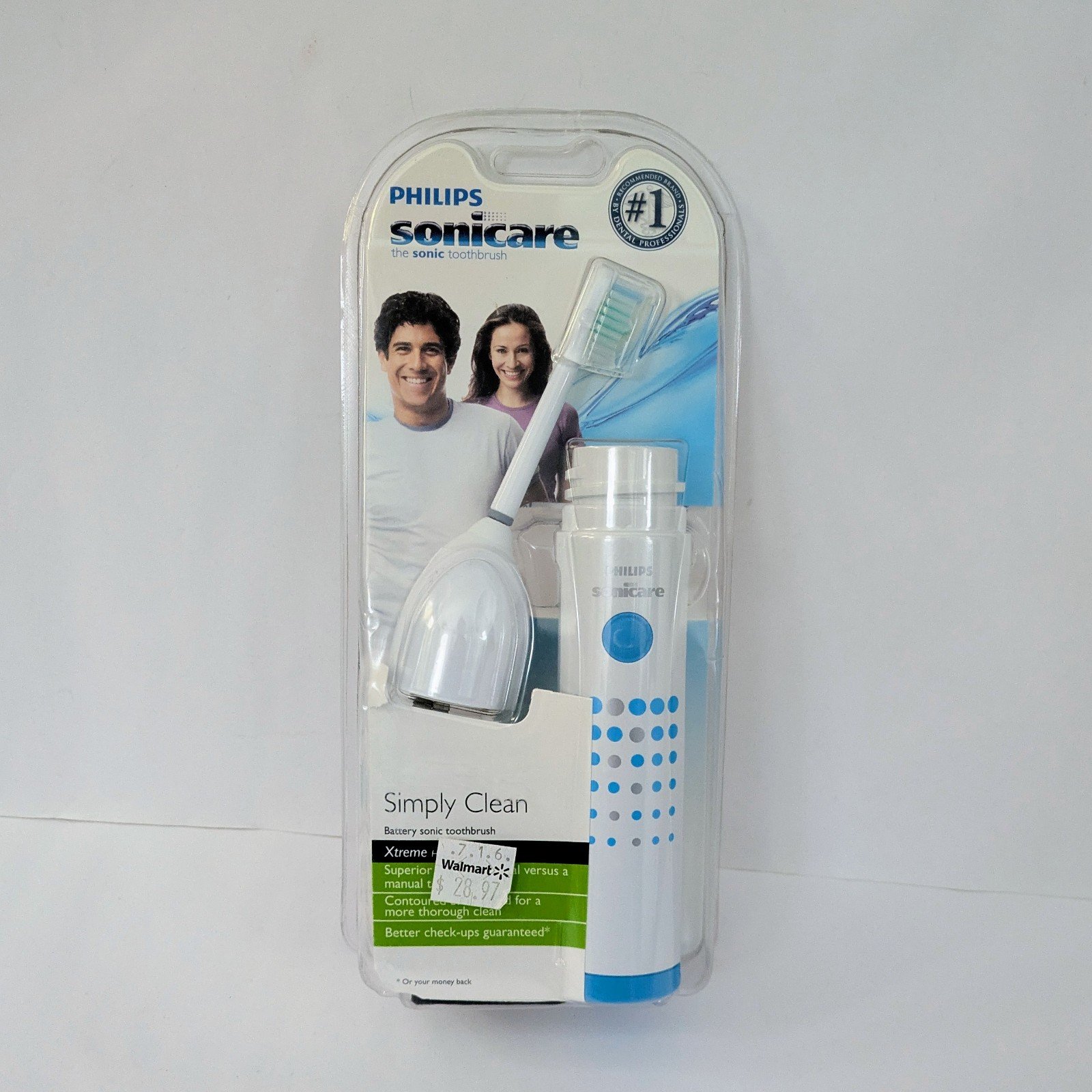 NOS Philips Sonicare Xtreme Operated Professional Battery Toothbrush HX3351 3881