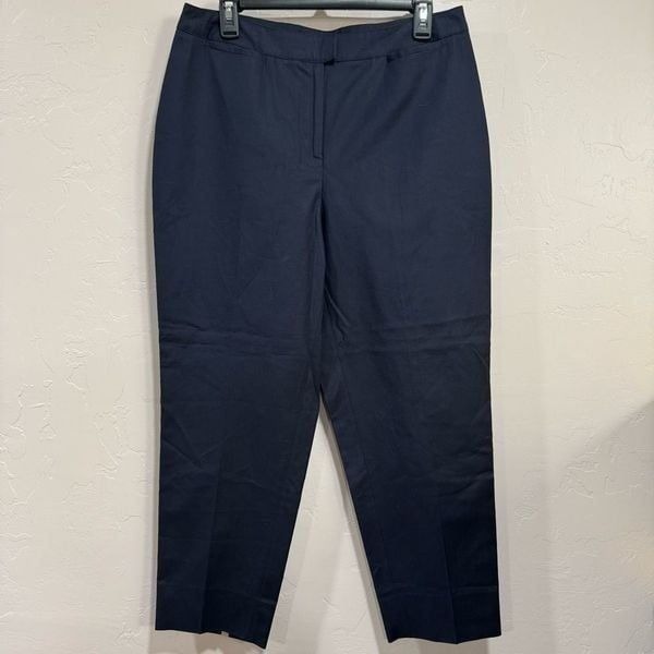PIAZZA SEMPIONE Brigitte Pants Navy Size 14 new with tags