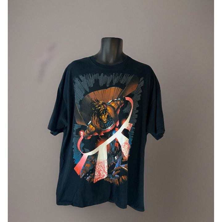 Vintage Marvel Mad Engine Gambit X-Men T Shirt Black Men’s Size XXL Cotton black