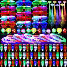 150 Pcs LED Light Up Toy Party Favors Glow In The Dark Party Supplies