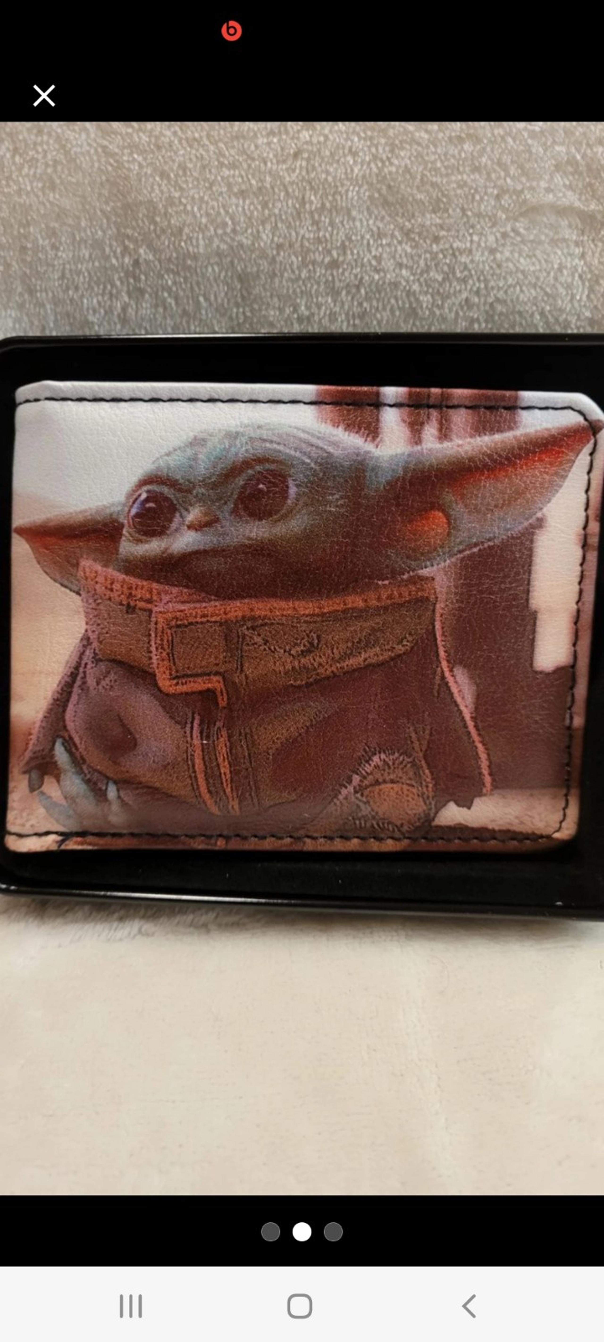 Star wars wallet for men with collectible tin