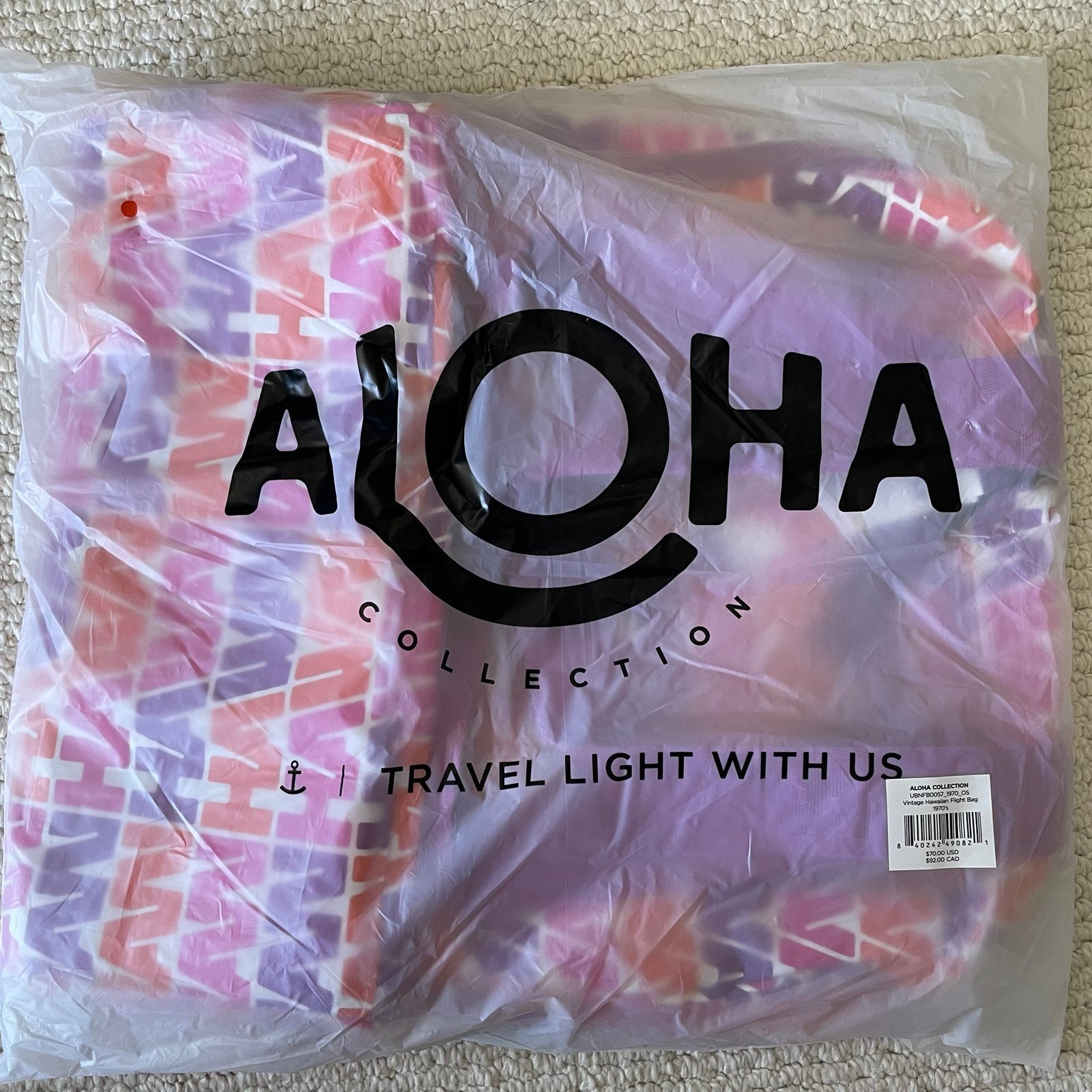 ALOHA Collection X Hawaiian Airlines Flight Bag (Ltd Edition