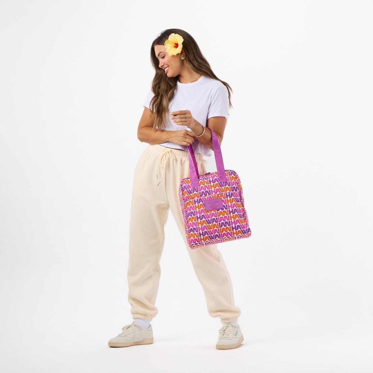 アロハ航空 ALOHA　1970年代 エアラインバッグ／ハワイアン 昭和レトロ Vintage Hawaiian Flight Bag in 1970's by Hawaiian Airlines