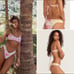 LOVESHACKFANCY X HURLEY - HIBISCUS REVERSIBLE CHEEKY BIKINI SET