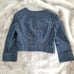 CROP DENIM JEAN JACKET 00P