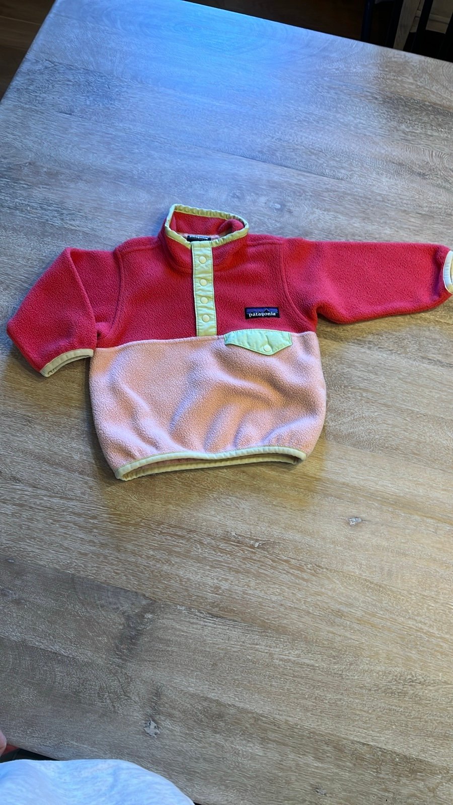 Patagonia synchilla fleece 3/6 months VGUC