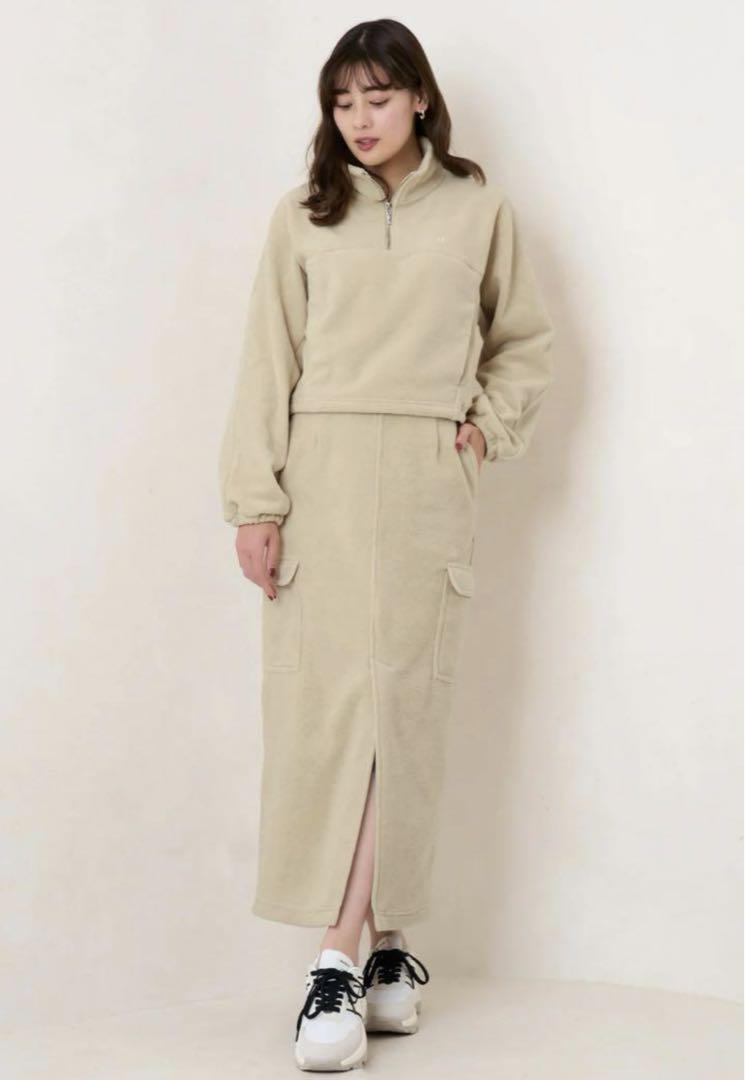 送料無料商品の通販 Skirt Long Herlipto Flight Fleece Mode スカート