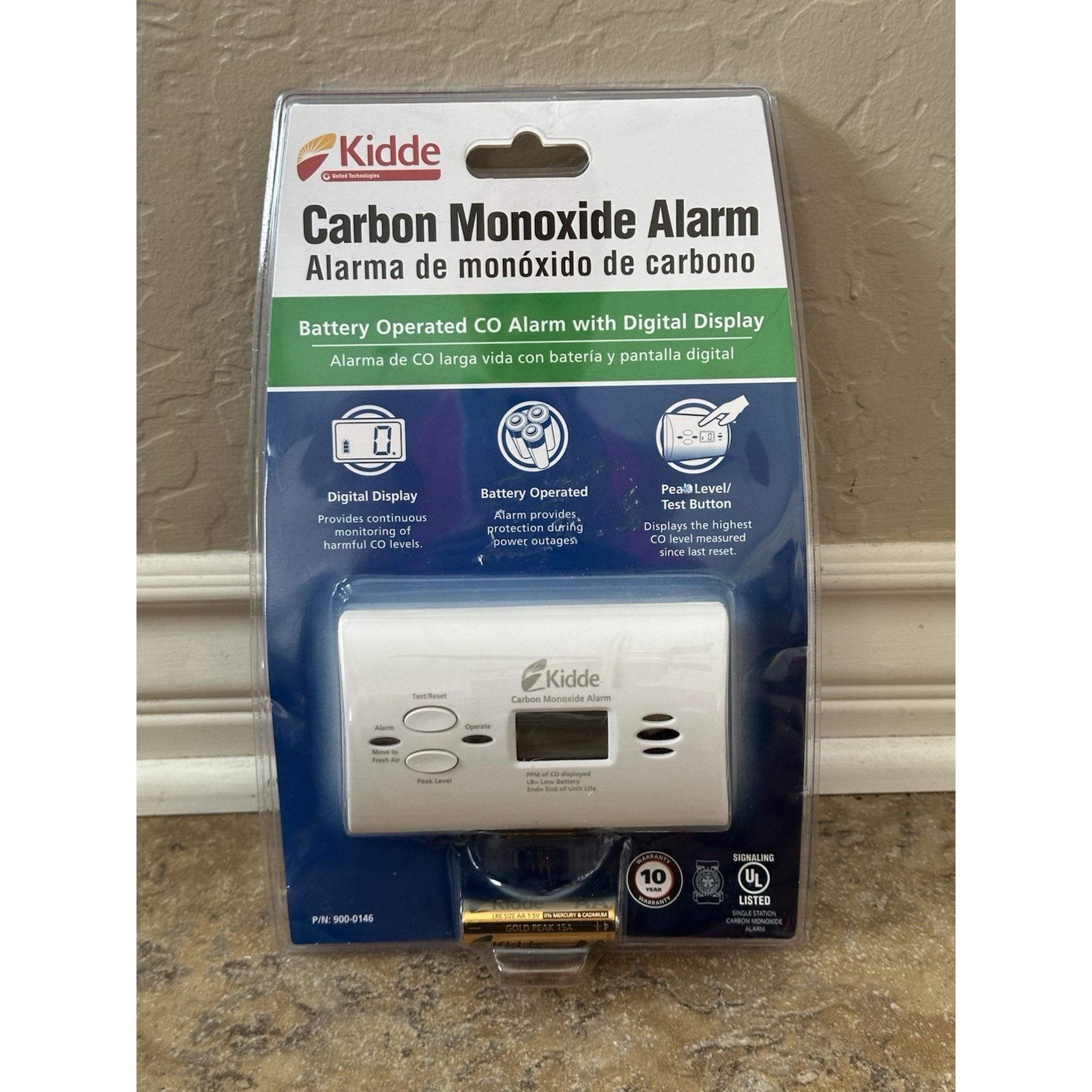 Kidde Carbon Monoxide Alarm with Digital Display KN-COPP-B-LPM | 900-0146-LP NEW