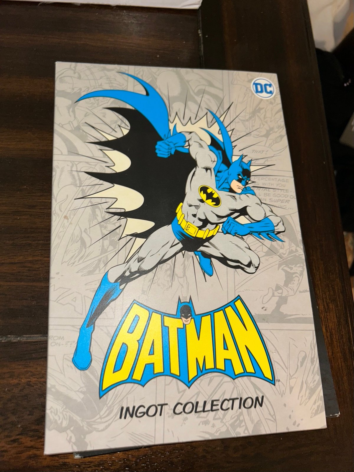 Dc comics Batman set of ingots Rare new zealand mint in folder holder free ship