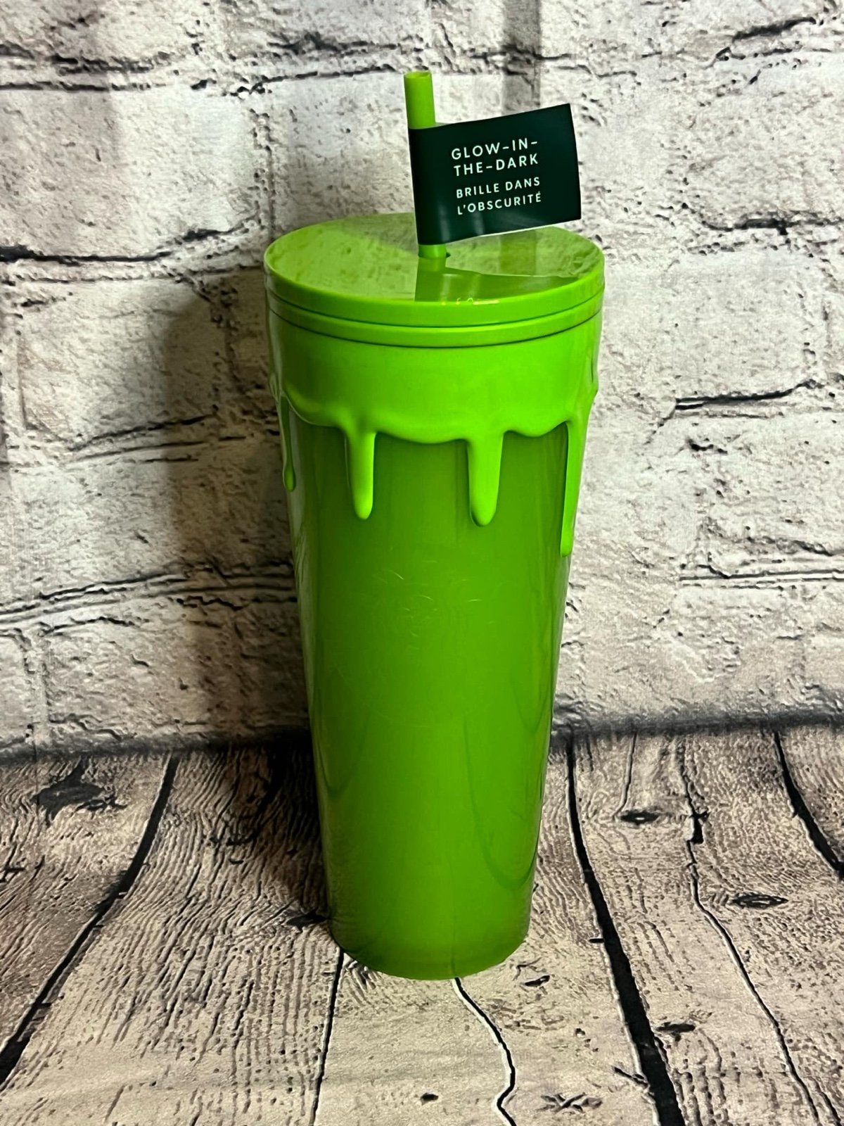 Starbucks Rare Glow in the Dark Slime Tumbler Brand New