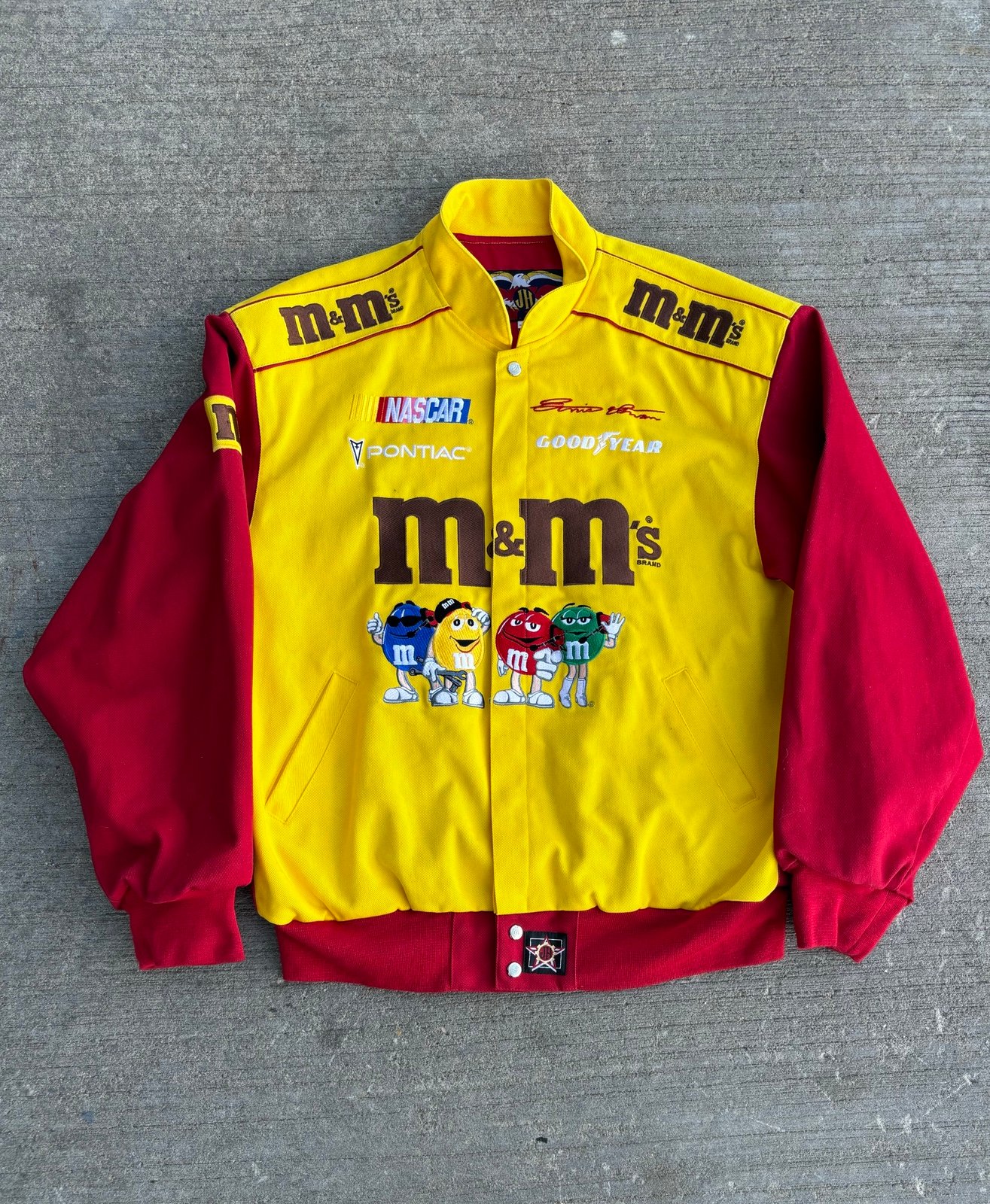 Vintage M&M NASCAR Jeff Hamilton Jacket