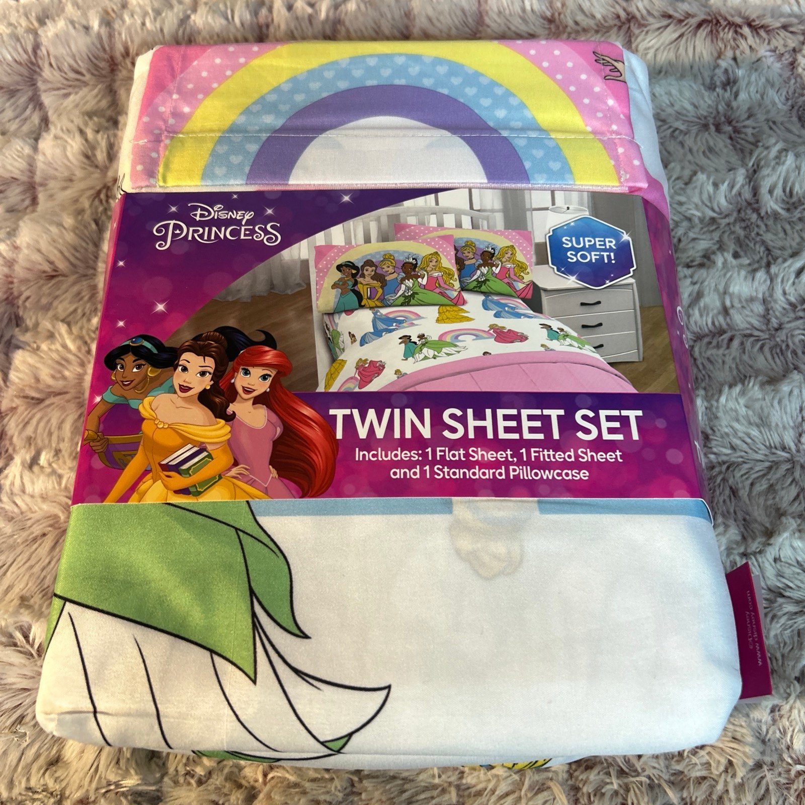 Disney Princess twin sheet set
