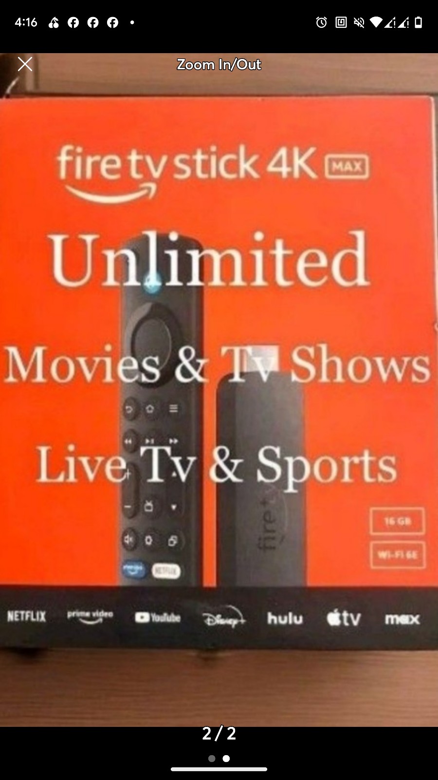 New 2025 Amazon Firestick 4k Fire TV Stick