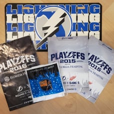 Vintage Tampa Bay Lightning Car Plate, Posters, Souvenir Package