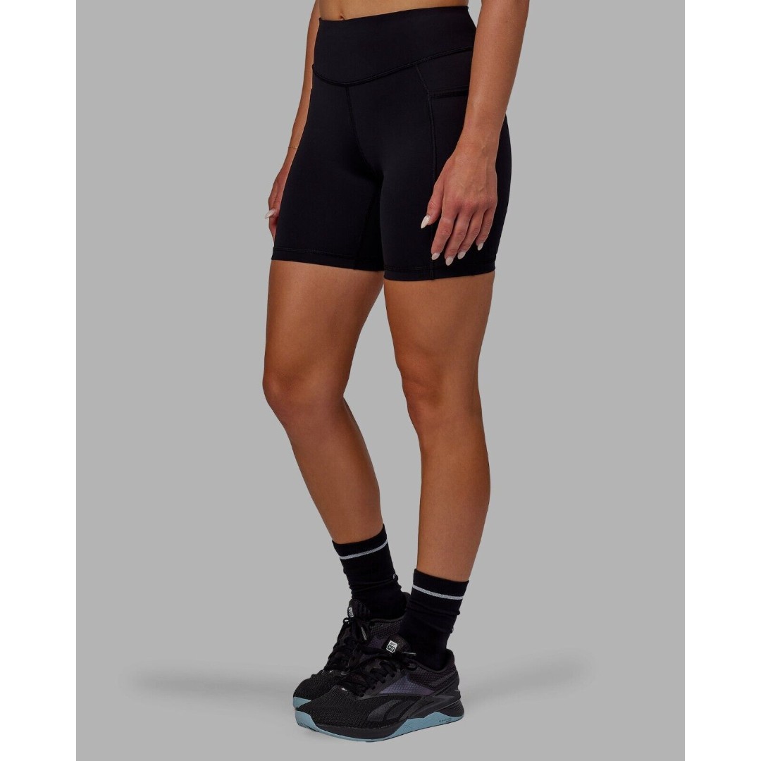 LSKD Elite Mid Shorts with Pockets Black Small MSRP 90