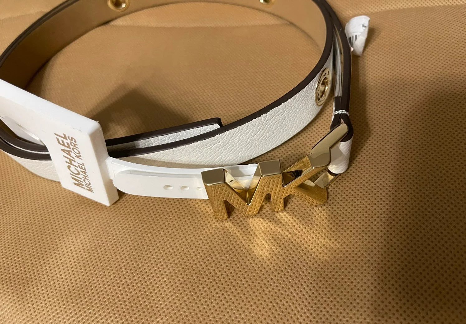 Michael kors belt womens orange sale
