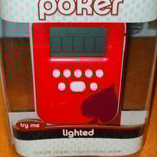 Radio lighted poker handheld game
