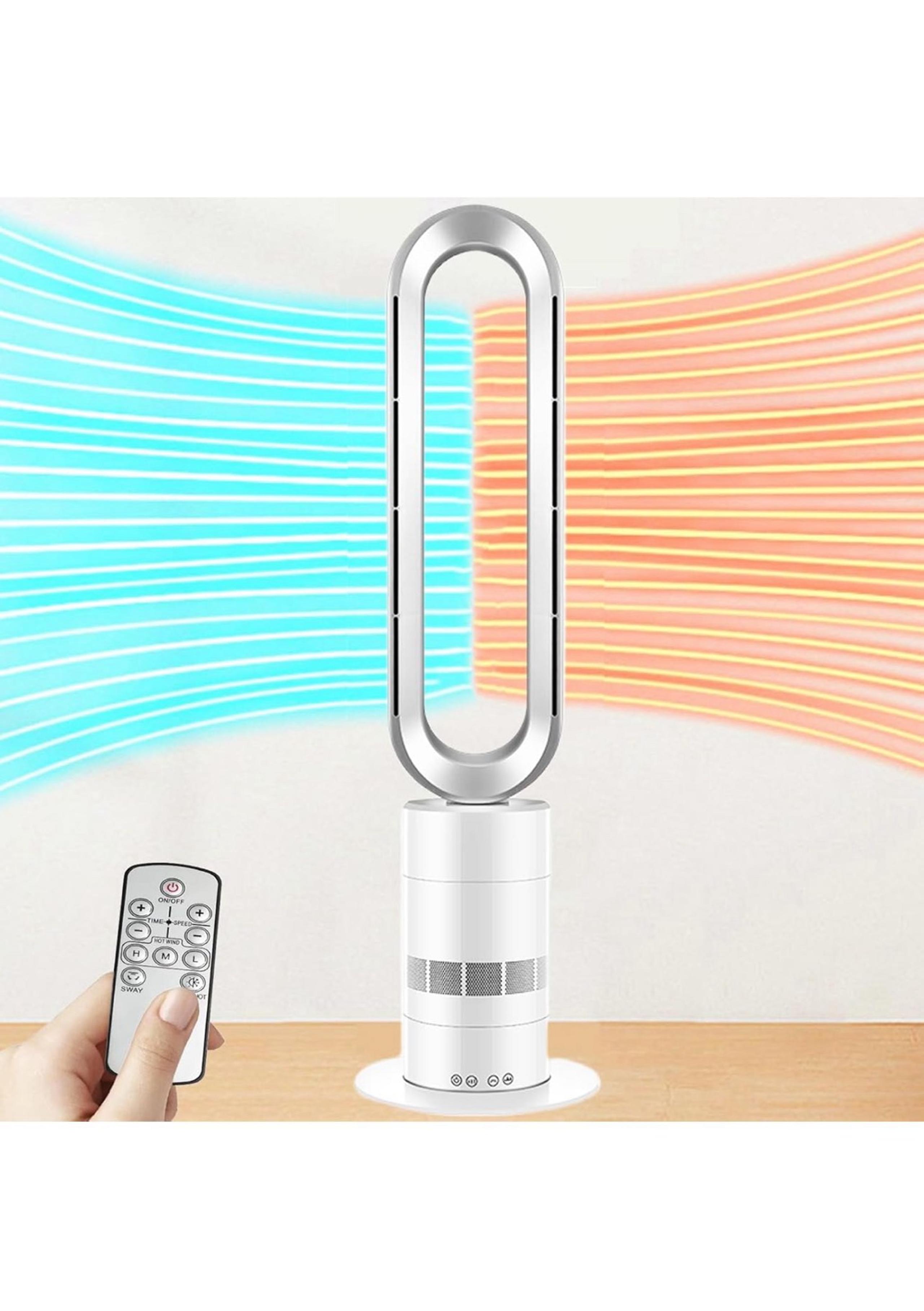 Heater and Fan Combo, Space Heater, Tower Bladeless Fan