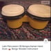 CB Latin percussion bongos Double hand drum Kaman Wooden Instrument Vintage Musi