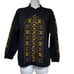 Vtg H.K.K 1949 HKK Sweater Wool Ski Embroidered Made In Turkey Womens 36 Size S