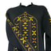 Vtg H.K.K 1949 HKK Sweater Wool Ski Embroidered Made In Turkey Womens 36 Size S