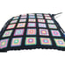 Handmade Crochet Afghan Granny Square Roseanne Style 68” X 45” Retro Vintage