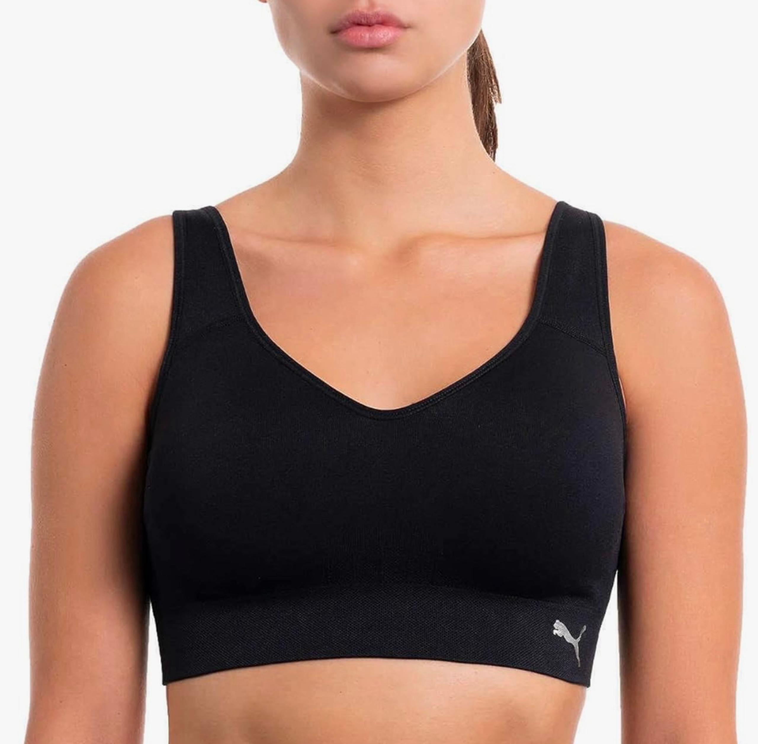 Puma Women's Performance Seamless Sports Bra Black size S